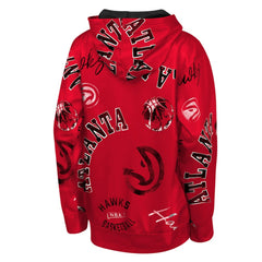 NBA - Atlanta Hawks Outerstuff Youth Moving Violation Hoodie - Red