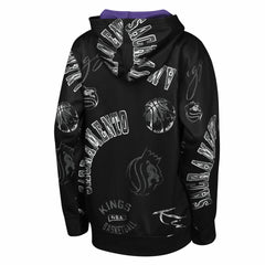 NBA - Sacramento Kings Outerstuff Youth Moving Violation Hoodie - Black