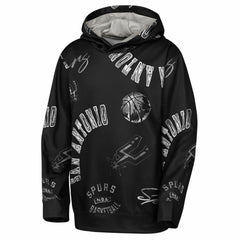 NBA - San Antonio Spurs Outerstuff Youth Moving Violation Hoodie - Black