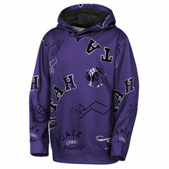 NBA - Utah Jazz Outerstuff Youth Moving Violation Hoodie - Purple