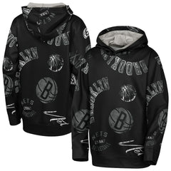 NBA - Brooklyn Nets Outerstuff Youth Moving Violation Hoodie - Black