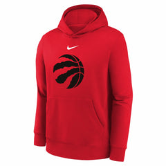 Nike - Toronto Raptors Youth 2025/26 Club Fleece Hoodie - Red