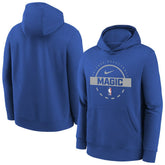 Nike - Orlando Magic Youth 2025/26 Club Fleece Practice Hoodie - Blue