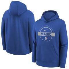 Nike - Orlando Magic Youth 2025/26 Club Fleece Practice Hoodie - Blue