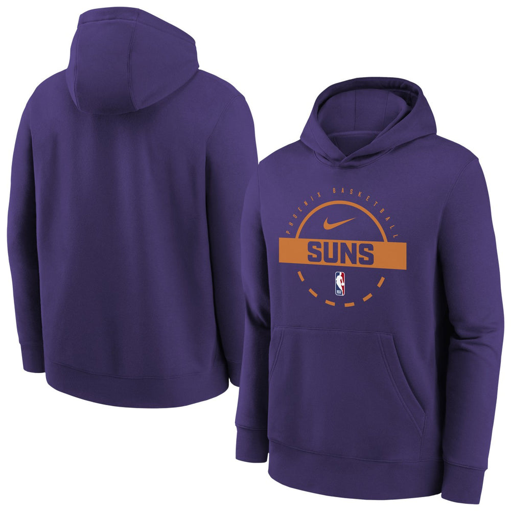 Nike - Phoenix Suns Youth 2025/26 Club Fleece Practice Hoodie - Purple