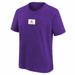 NBA - Los Angeles Lakers Jordan Brand Youth Courtside Statement 85 T-Shirt - Purple