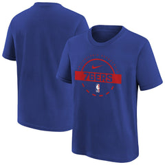 Nike - Philadelphia 76ers Youth Practice T-Shirt - Royal