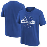 Nike - Dallas Mavericks Youth Practice T-Shirt - Blue