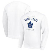 Toronto Maple Leafs - Men's Starter Team Logo Fleece Pullover Sweatshirt White