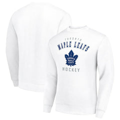 Toronto Maple Leafs - Men's Starter Team Logo Fleece Pullover Sweatshirt White