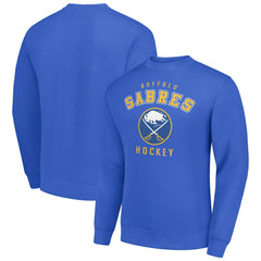 Buffalo Sabres - Men's Starter Team Logo Fleece Pullover Sweatshirt Royal