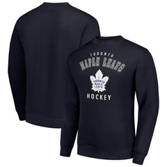 Toronto Maple Leafs - Men's Starter Team Logo Fleece Pullover Sweatshirt Navy