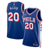Nike - Jared McCain Philadelphia 76ers Swingman Jersey - Icon Edition - Royal