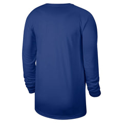Nike - New York Knicks 2025/26 On-Court Flare Dri-FIT Practice Long Sleeve Tri-Blend T-Shirt - Blue