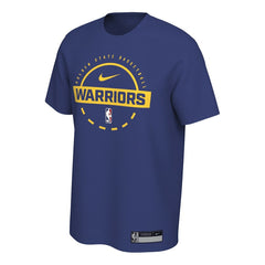 Nike - Golden State Warriors 2025/26 On-Court Flare Performance Practice T-Shirt - Royal