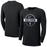 Nike - Boston Celtics Authentic Long Sleeve Practice T-Shirt - Black