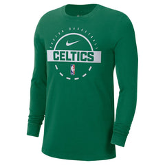 Nike - Boston Celtics Authentic Long Sleeve Practice T-Shirt - Kelly Green