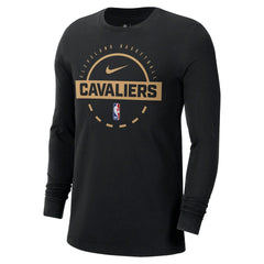 Nike - Cleveland Cavaliers Authentic Long Sleeve Practice T-Shirt - Black