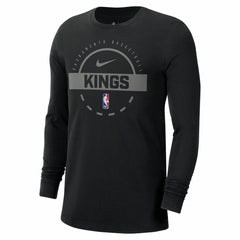 Nike - Sacramento Kings Authentic Long Sleeve Practice T-Shirt - Black