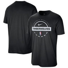 Nike - Minnesota Timberwolves Authentic Practice T-Shirt - Black