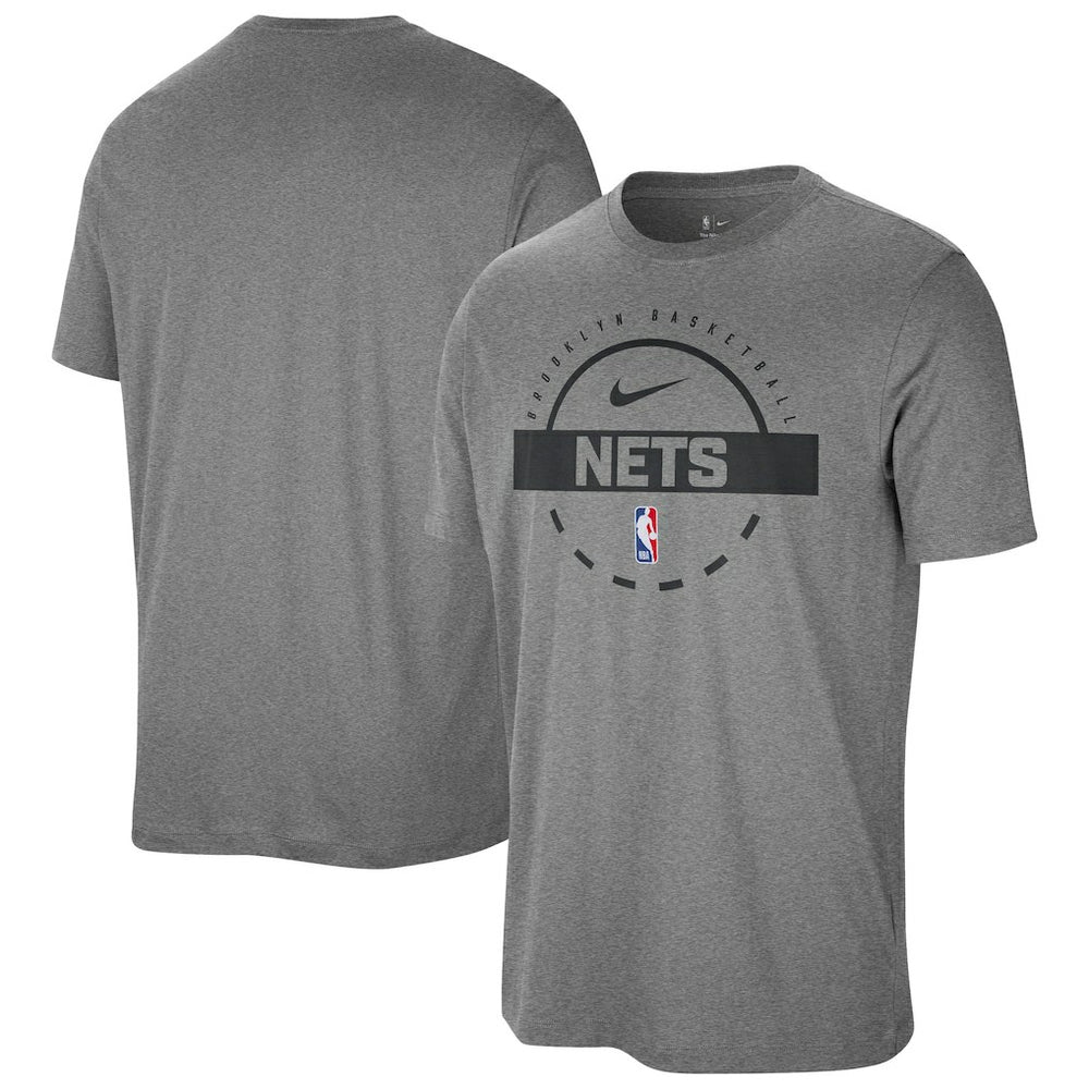 Nike - Brooklyn Nets Authentic Practice T-Shirt - Charcoal