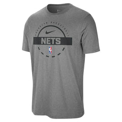 Nike - Brooklyn Nets Authentic Practice T-Shirt - Charcoal