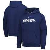 Nike - Minnesota Timberwolves Sportswear Essential Wordmark Club Hoodie - Navy