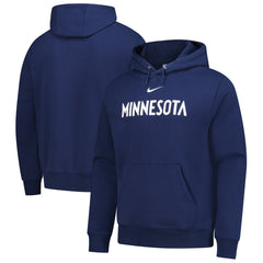 Nike - Minnesota Timberwolves Sportswear Essential Wordmark Club Hoodie - Navy