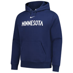 Nike - Minnesota Timberwolves Sportswear Essential Wordmark Club Hoodie - Navy