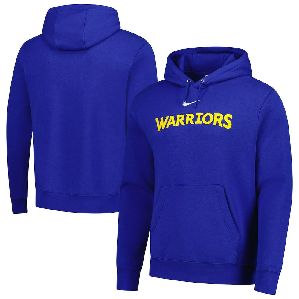 Nike - Golden State Warriors Sportswear Essential Wordmark Club Hoodie - Royal