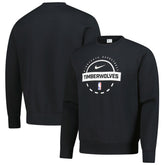 Nike - Minnesota Timberwolves 2025/26 Authentic Practice Club Sweatshirt - Black