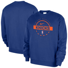 Nike - New York Knicks 2025/26 Authentic Practice Club Sweatshirt - Blue
