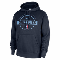 Nike - Memphis Grizzlies 2025/26 Authentic Practice Club Pullover Hoodie - Navy