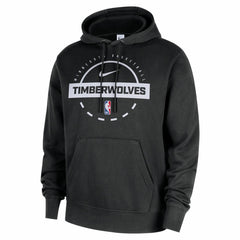 Nike - Minnesota Timberwolves 2025/26 Authentic Practice Club Pullover Hoodie - Black