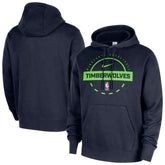 Nike - Minnesota Timberwolves 2025/26 Authentic Practice Club Pullover Hoodie - Navy