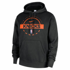 Nike - New York Knicks 2025/26 Authentic Practice Club Pullover Hoodie - Black