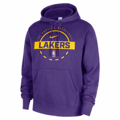 Nike - Los Angeles Lakers 2025/26 Authentic Practice Club Pullover Hoodie - Purple