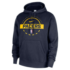 Nike - Indiana Pacers 2025/26 Authentic Practice Club Pullover Hoodie - Navy