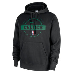 Nike - Boston Celtics 2025/26 Authentic Practice Club Pullover Hoodie - Black