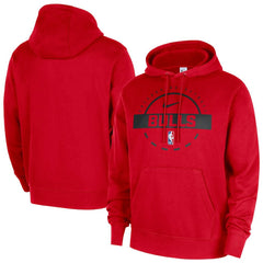 Nike - Chicago Bulls 2025/26 Authentic Practice Club Pullover Hoodie - Red