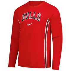 Nike - Chicago Bulls 2025/26 Authentic Pre-Game Legend Dri-FIT Long Sleeve Shooting Shirt - Red