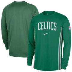 Nike - Boston Celtics 2025/26 Authentic Pre-Game Legend Dri-FIT Long Sleeve Shooting Shirt - Kelly Green