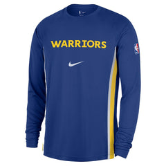 Nike - Golden State Warriors 2025/26 Authentic Pre-Game Legend Dri-FIT Long Sleeve Shooting Shirt - Royal