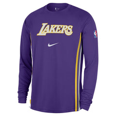 Nike - Los Angeles Lakers 2025/26 Authentic Pre-Game Legend Dri-FIT Long Sleeve Shooting Shirt - Purple
