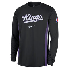 Nike - Sacramento Kings 2025/26 Authentic Pre-Game Legend Dri-FIT Long Sleeve Shooting Shirt - Black