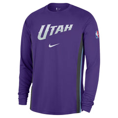 Nike - Utah Jazz 2025/26 Authentic Pre-Game Legend Dri-FIT Long Sleeve Shooting Shirt - Purple