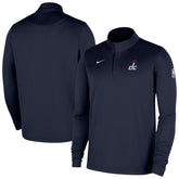 Nike - Washington Wizards 2025/26 Authentic Coaches Quarter-Zip Dri-Fit Top - Navy