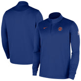 Nike - New York Knicks 2025/26 Authentic Coaches Quarter-Zip Dri-Fit Top - Blue