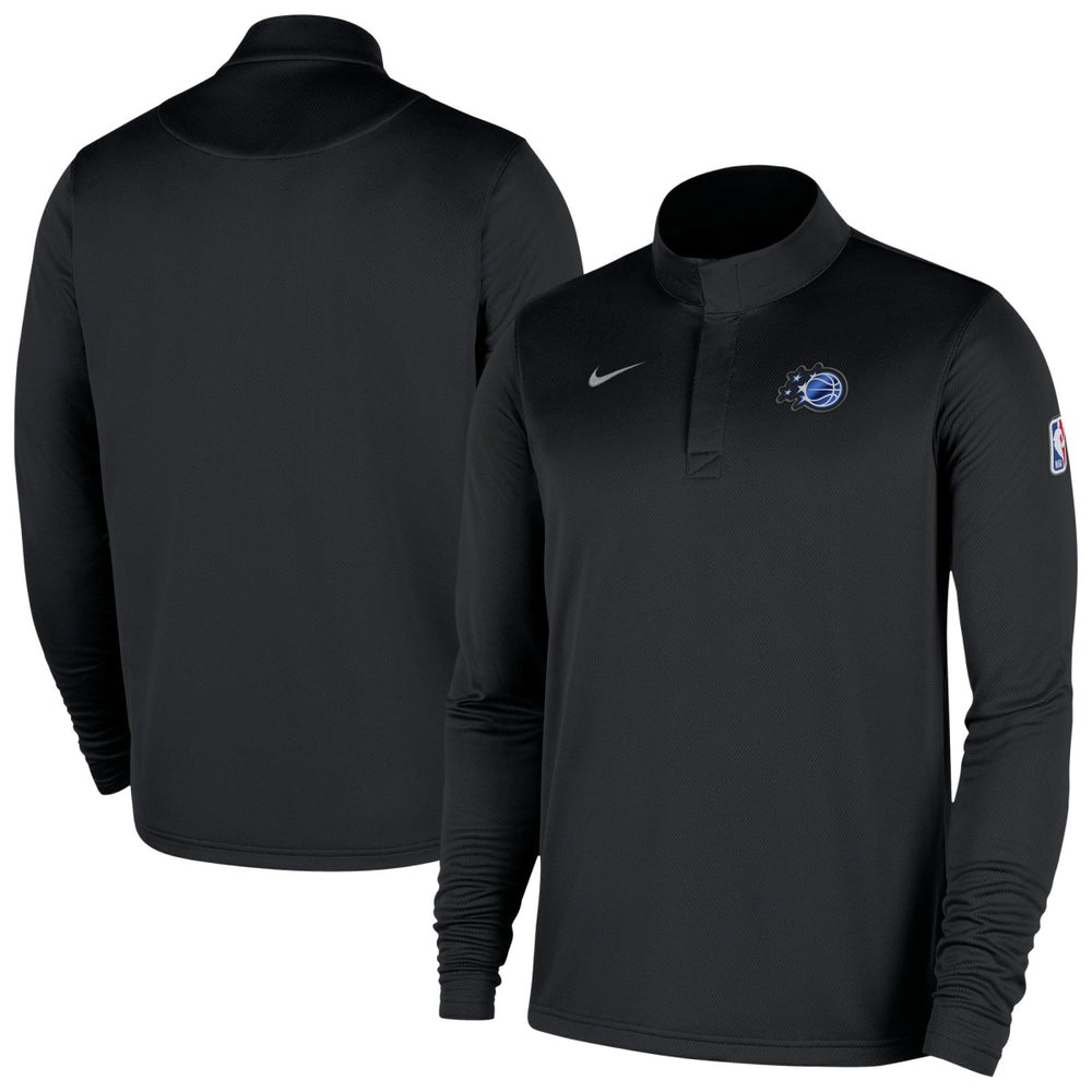 Nike - Orlando Magic 2025/26 Authentic Coaches Quarter-Zip Dri-Fit Top - Black