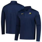 Nike - Indiana Pacers 2025/26 Authentic Coaches Quarter-Zip Dri-Fit Top - Navy